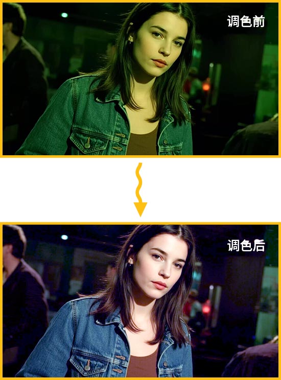 视频调色教程：视频颜色发绿怎么调